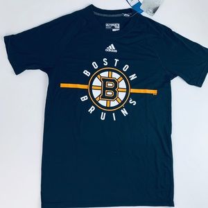 adidas NHL Boston Bruins Go To Climalite Tee Shirt